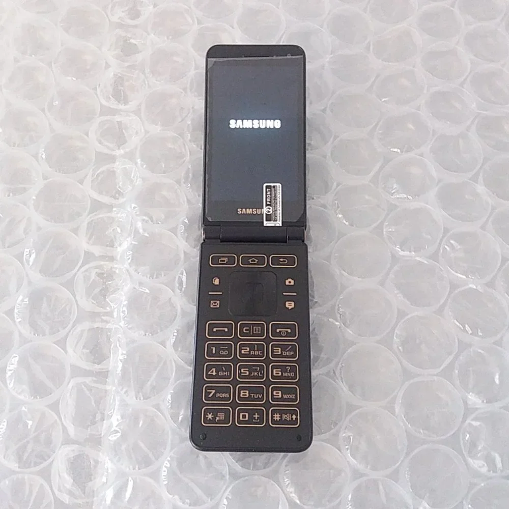 Samsung Galaxy Folder 2 SM-G1650 16GB 2GB RAM Dual SIM Flip Phone - Black